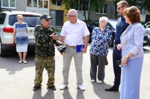 Единороссы Воскресенска на встрече с жителями 