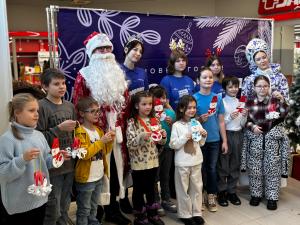 В торговом центре Воскресенска прошла новогодняя акция «МастЕРская Деда Мороза»