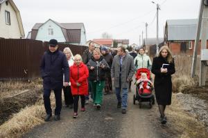 Алексей Малкин встретился с жителями ДНТ «Золотая подкова»