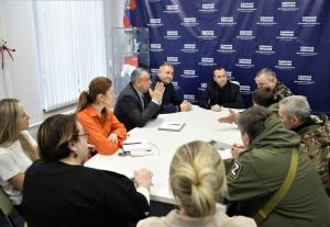 Алексей Малкин встретился с руководителем Воскресенского отделения Ассоциации ветеранов СВО Олегом Стегурой и членами организации