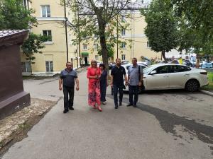 Рабочие выезды в микрорайоны Воскресенска 