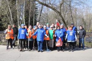 Воскресенские партийцы приняли участие в областном субботнике