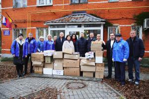 Депутаты Совета депутатов городского округа Воскресенск и сторонники партии передали очередную партию гуманитарного груза для бойцов СВО