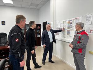 Единороссы Воскресенска посетили корпорацию «ТехноНИКОЛЬ»