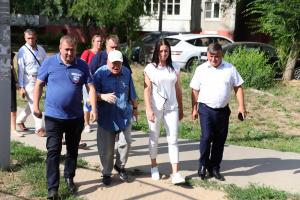 Партактив Воскресенска на встрече с жителями по вопросам благоустройства территорий  