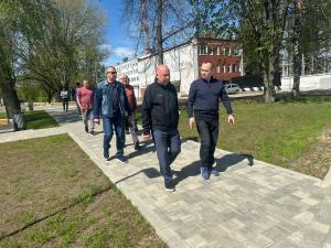 Алексей Малкин совершил рабочий объезд территорий Воскресенска