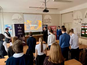 Воскресенские школьники провели патриотическое мероприятие  