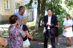 Единороссы Воскресенска на встрече с жителями 